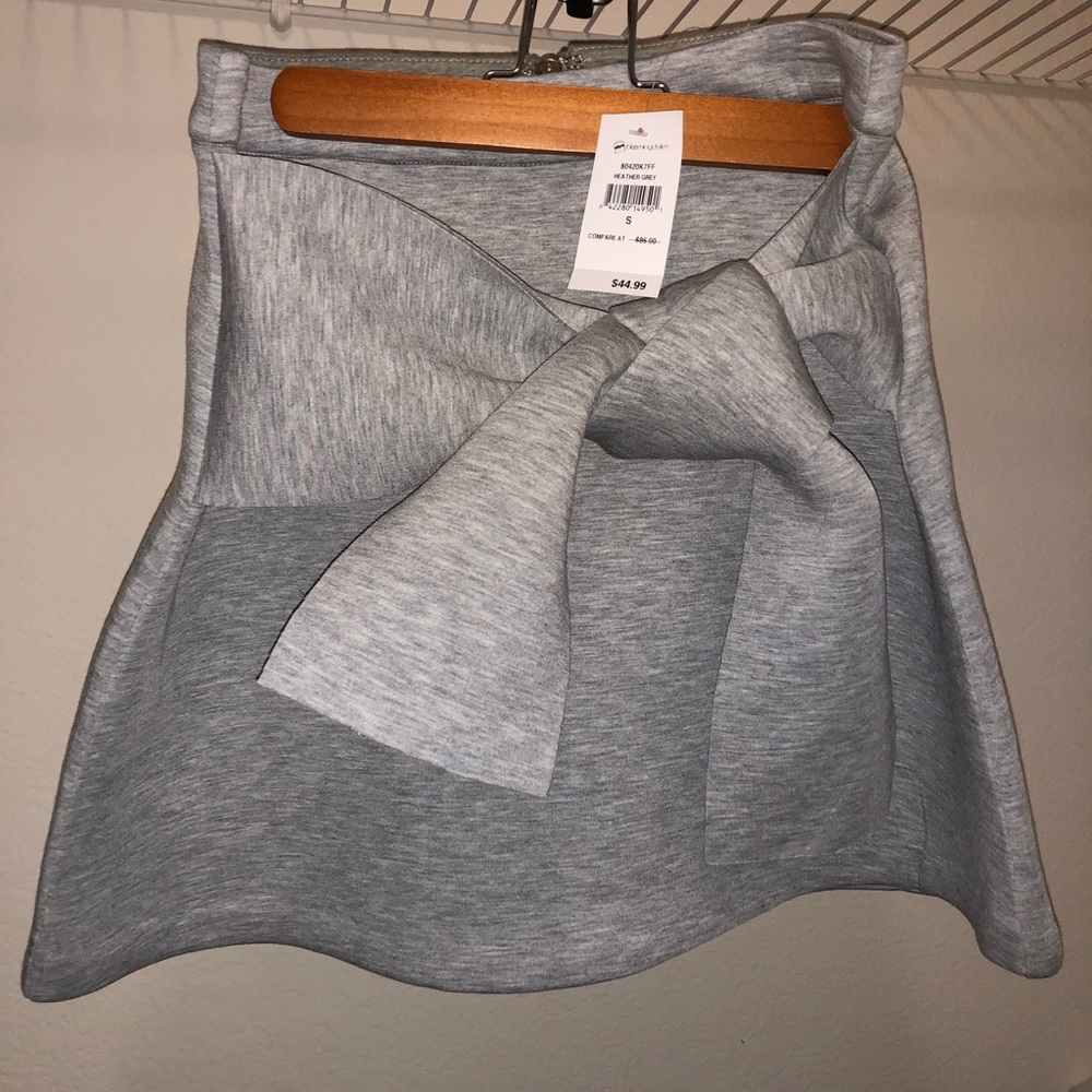 Grey skater skirt